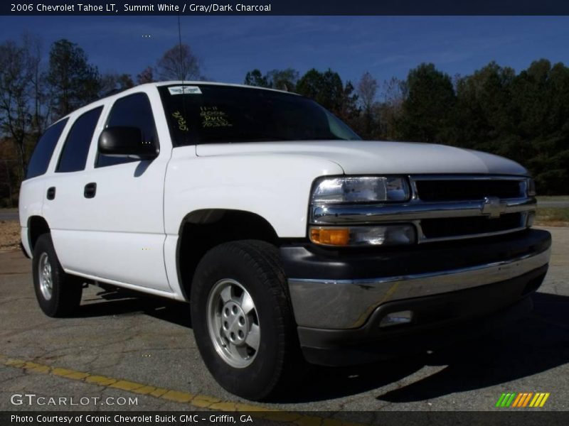 Summit White / Gray/Dark Charcoal 2006 Chevrolet Tahoe LT