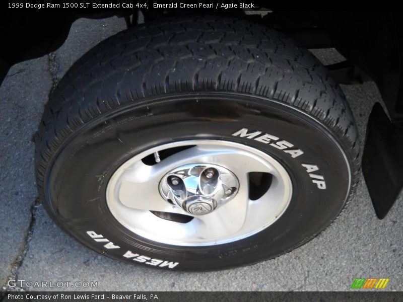 Emerald Green Pearl / Agate Black 1999 Dodge Ram 1500 SLT Extended Cab 4x4