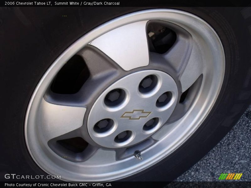 Summit White / Gray/Dark Charcoal 2006 Chevrolet Tahoe LT