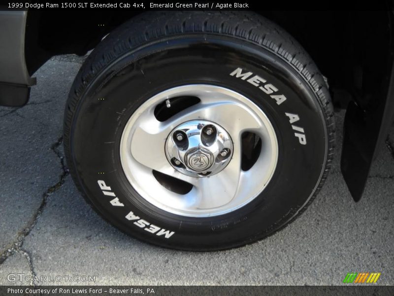 Emerald Green Pearl / Agate Black 1999 Dodge Ram 1500 SLT Extended Cab 4x4