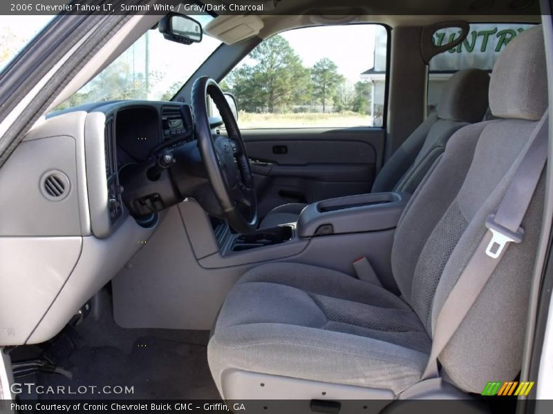 Summit White / Gray/Dark Charcoal 2006 Chevrolet Tahoe LT