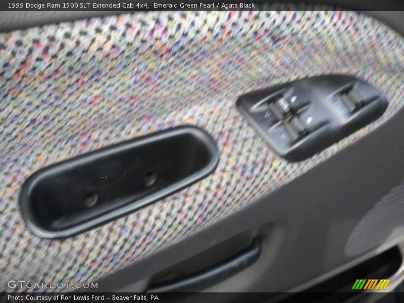 Emerald Green Pearl / Agate Black 1999 Dodge Ram 1500 SLT Extended Cab 4x4