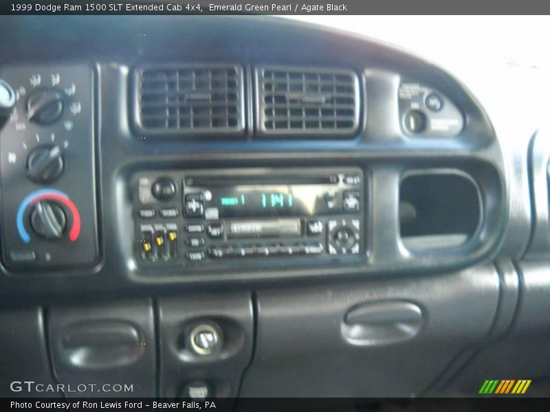Emerald Green Pearl / Agate Black 1999 Dodge Ram 1500 SLT Extended Cab 4x4