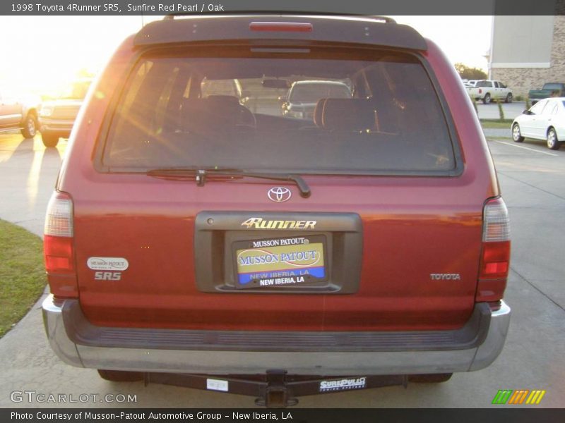 Sunfire Red Pearl / Oak 1998 Toyota 4Runner SR5