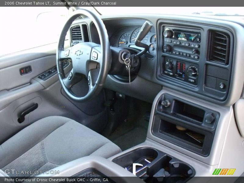 Summit White / Gray/Dark Charcoal 2006 Chevrolet Tahoe LT