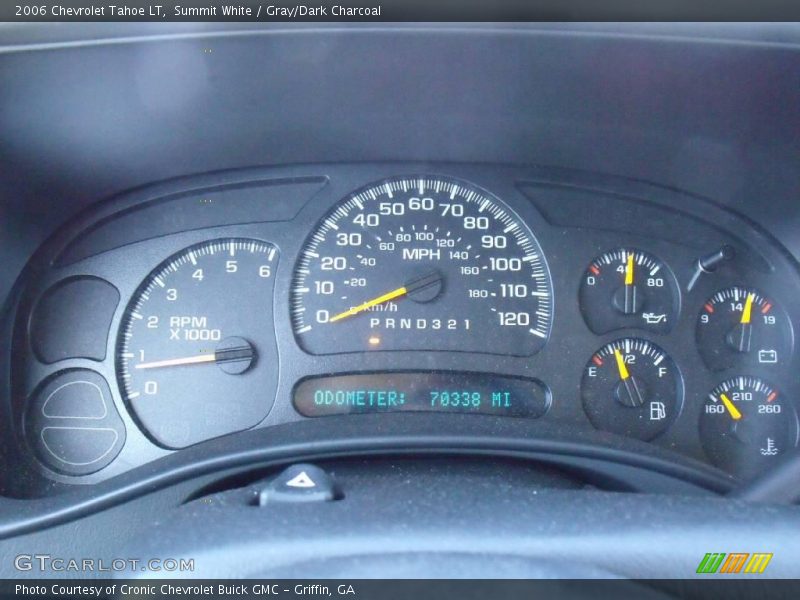 Summit White / Gray/Dark Charcoal 2006 Chevrolet Tahoe LT