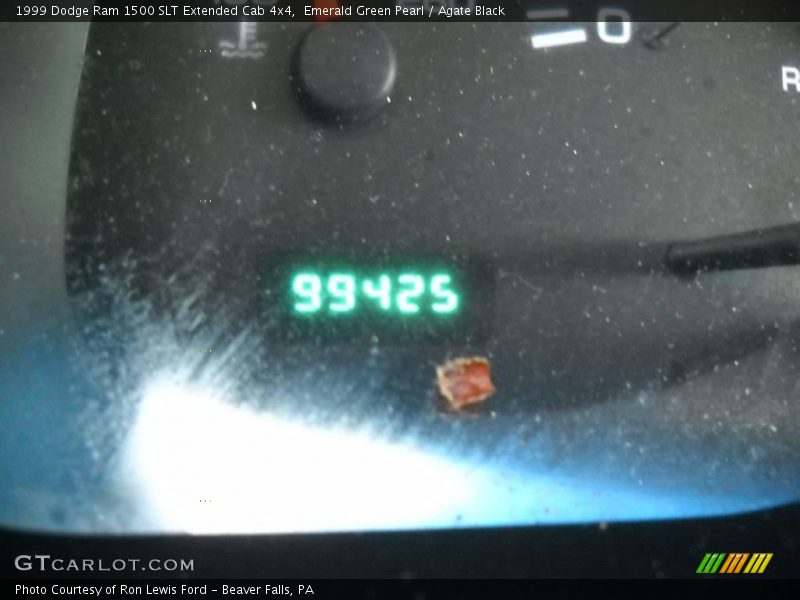 Emerald Green Pearl / Agate Black 1999 Dodge Ram 1500 SLT Extended Cab 4x4