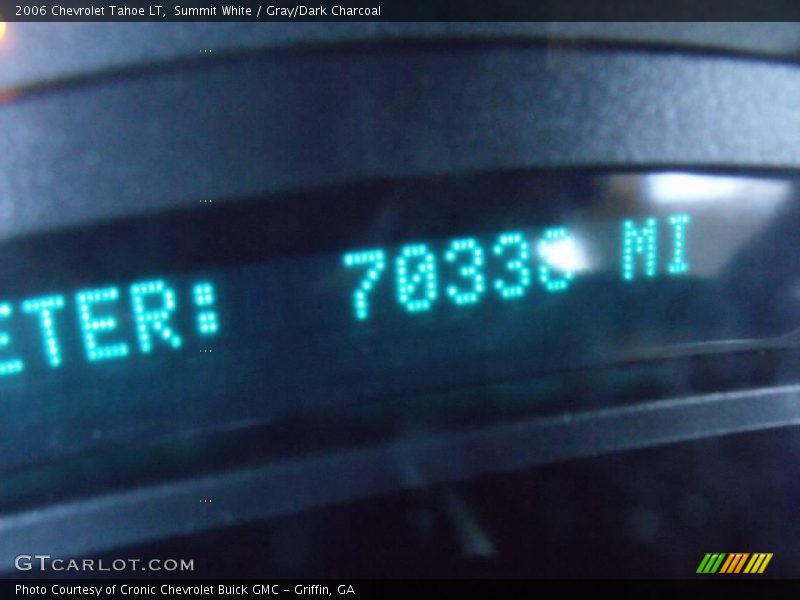 Summit White / Gray/Dark Charcoal 2006 Chevrolet Tahoe LT