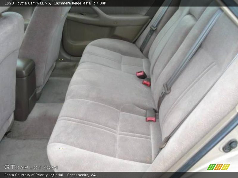 Cashmere Beige Metallic / Oak 1998 Toyota Camry LE V6