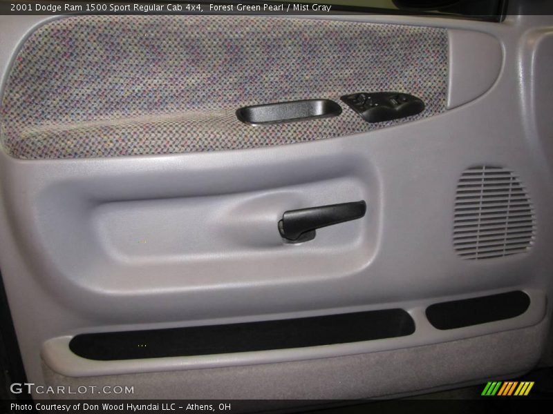 Forest Green Pearl / Mist Gray 2001 Dodge Ram 1500 Sport Regular Cab 4x4