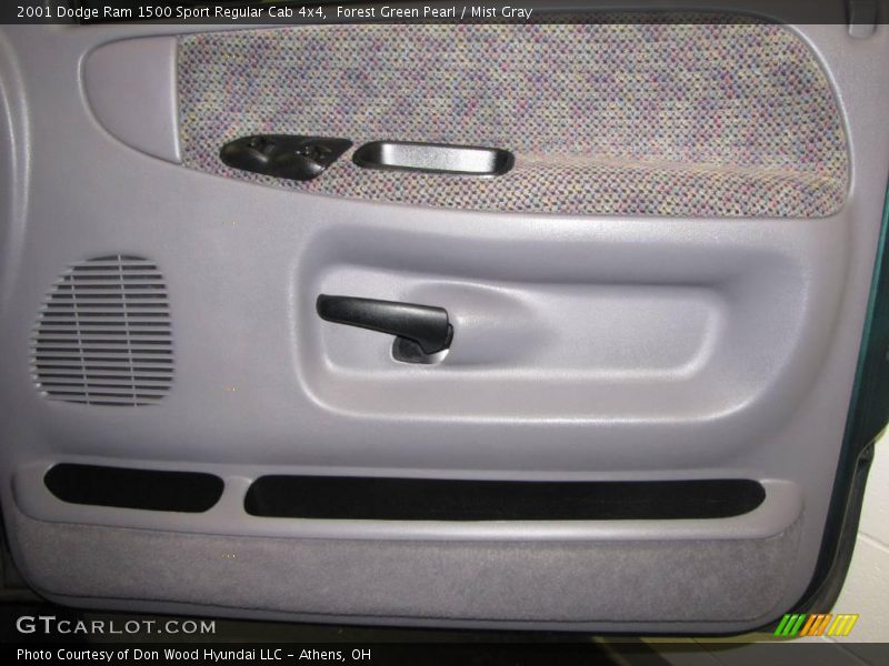 Forest Green Pearl / Mist Gray 2001 Dodge Ram 1500 Sport Regular Cab 4x4