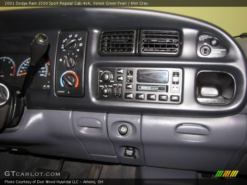 Forest Green Pearl / Mist Gray 2001 Dodge Ram 1500 Sport Regular Cab 4x4
