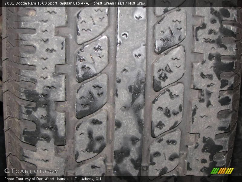 Forest Green Pearl / Mist Gray 2001 Dodge Ram 1500 Sport Regular Cab 4x4