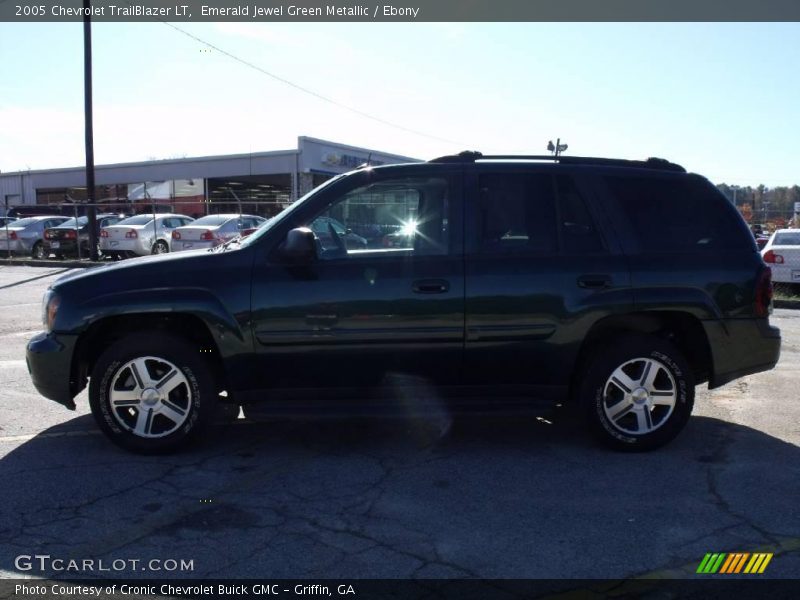 Emerald Jewel Green Metallic / Ebony 2005 Chevrolet TrailBlazer LT