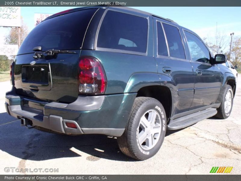 Emerald Jewel Green Metallic / Ebony 2005 Chevrolet TrailBlazer LT