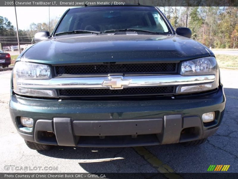 Emerald Jewel Green Metallic / Ebony 2005 Chevrolet TrailBlazer LT