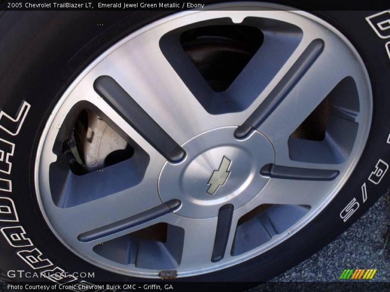 Emerald Jewel Green Metallic / Ebony 2005 Chevrolet TrailBlazer LT