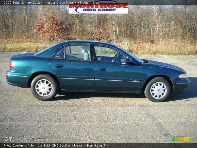 Jasper Green Metallic / Medium Gray 1999 Buick Century Custom