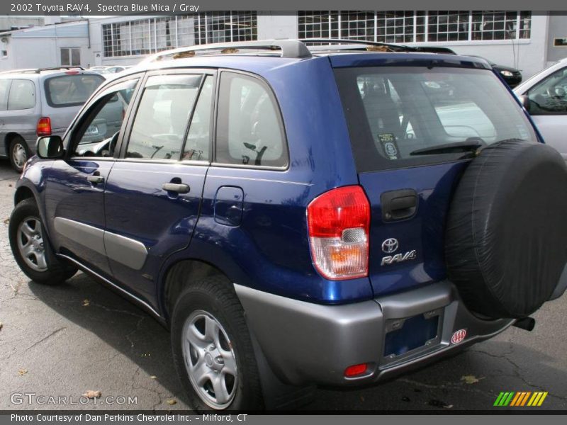 Spectra Blue Mica / Gray 2002 Toyota RAV4