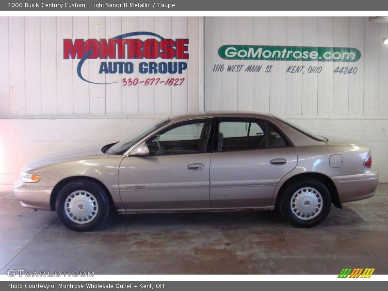 Light Sandrift Metallic / Taupe 2000 Buick Century Custom