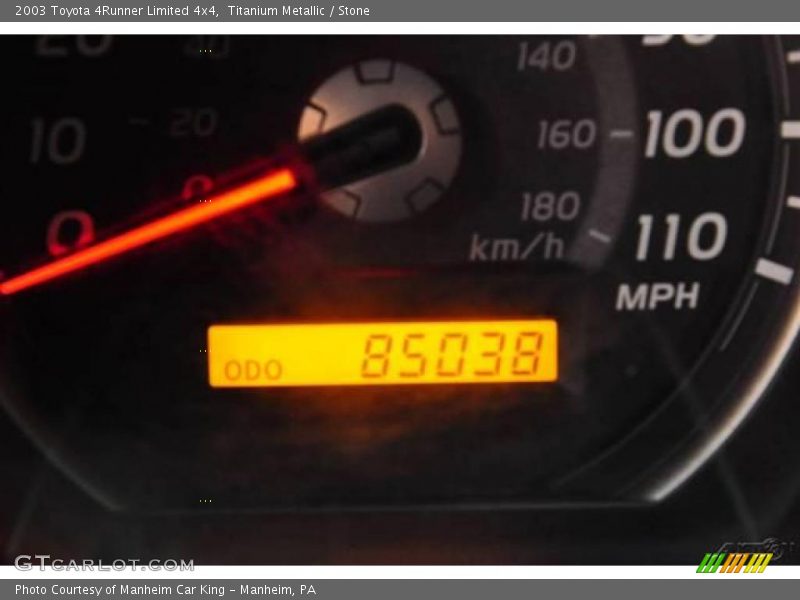 Titanium Metallic / Stone 2003 Toyota 4Runner Limited 4x4