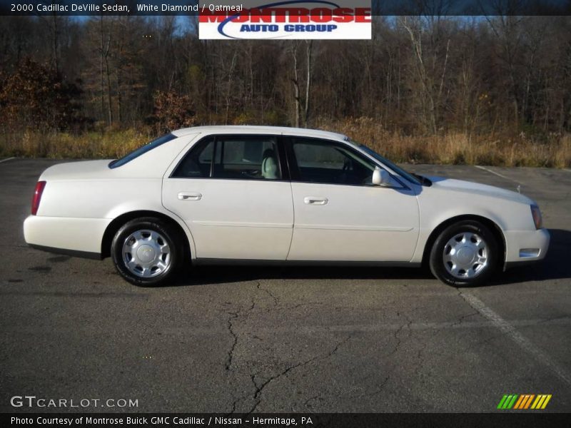 White Diamond / Oatmeal 2000 Cadillac DeVille Sedan