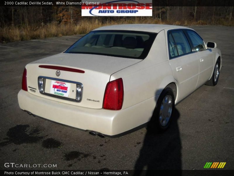 White Diamond / Oatmeal 2000 Cadillac DeVille Sedan
