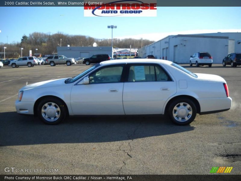 White Diamond / Oatmeal 2000 Cadillac DeVille Sedan