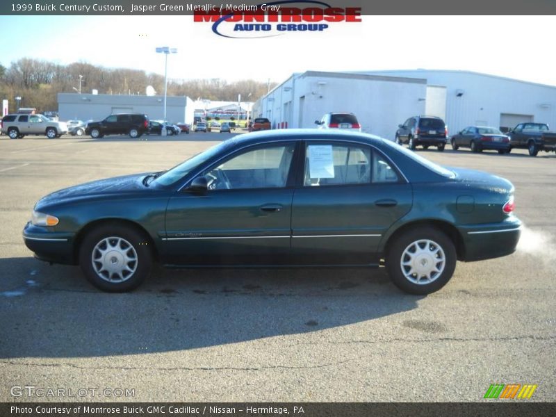 Jasper Green Metallic / Medium Gray 1999 Buick Century Custom