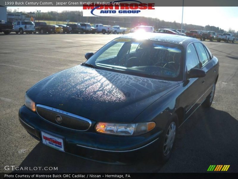 Jasper Green Metallic / Medium Gray 1999 Buick Century Custom