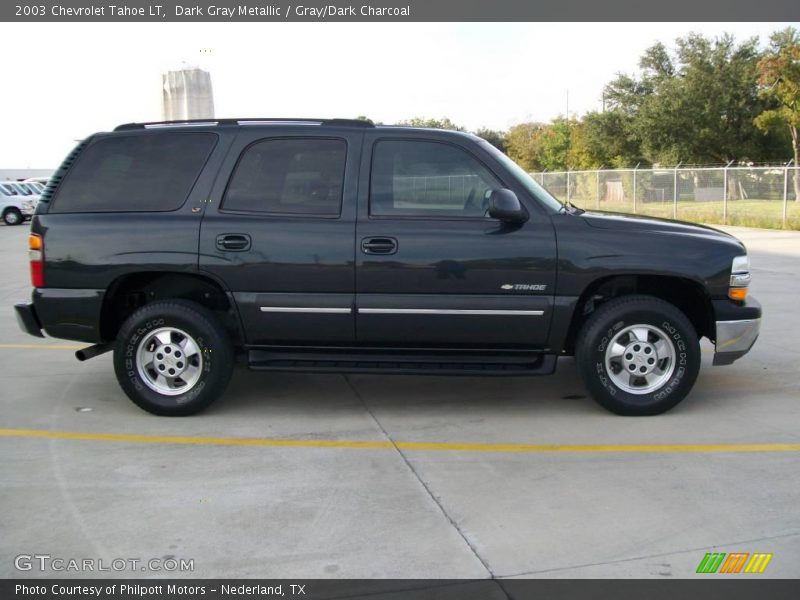 Dark Gray Metallic / Gray/Dark Charcoal 2003 Chevrolet Tahoe LT