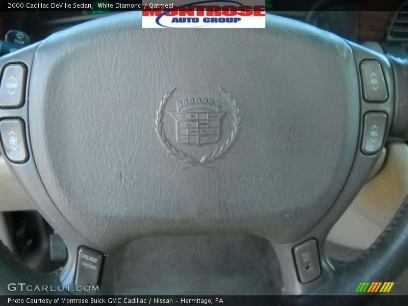 White Diamond / Oatmeal 2000 Cadillac DeVille Sedan