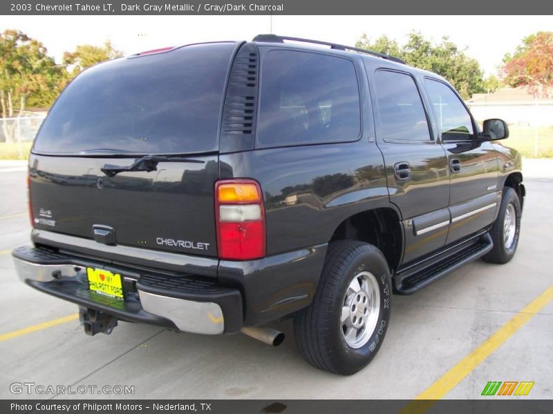 Dark Gray Metallic / Gray/Dark Charcoal 2003 Chevrolet Tahoe LT