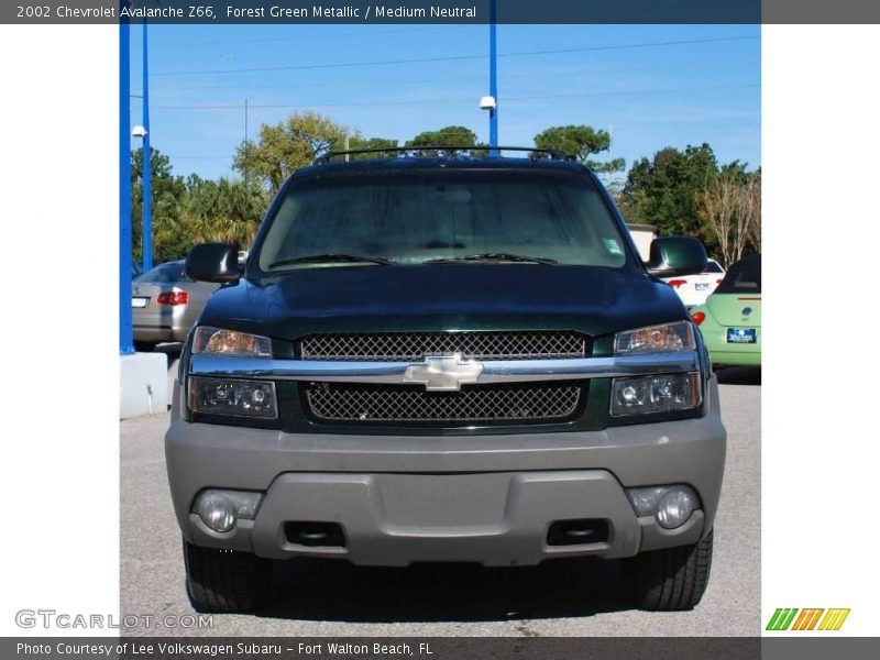Forest Green Metallic / Medium Neutral 2002 Chevrolet Avalanche Z66
