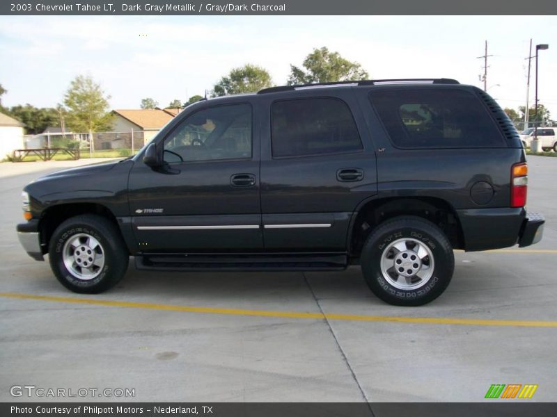 Dark Gray Metallic / Gray/Dark Charcoal 2003 Chevrolet Tahoe LT