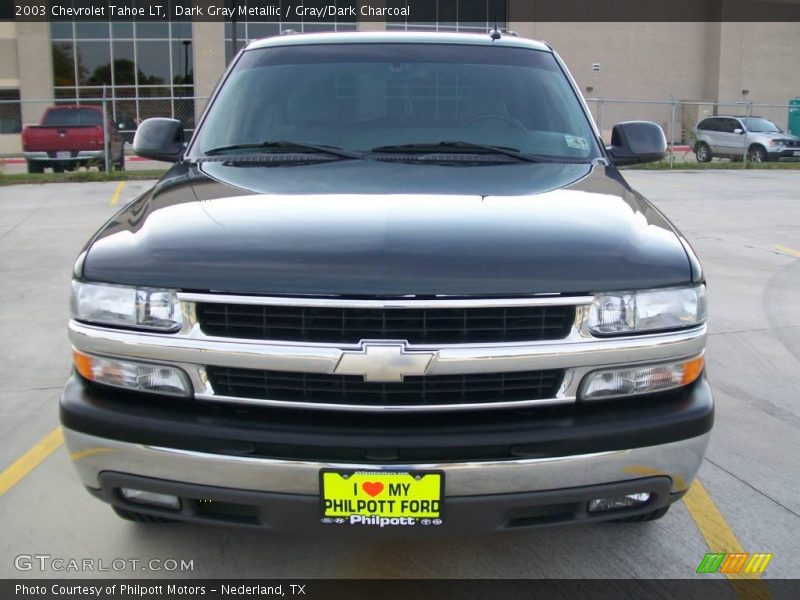 Dark Gray Metallic / Gray/Dark Charcoal 2003 Chevrolet Tahoe LT