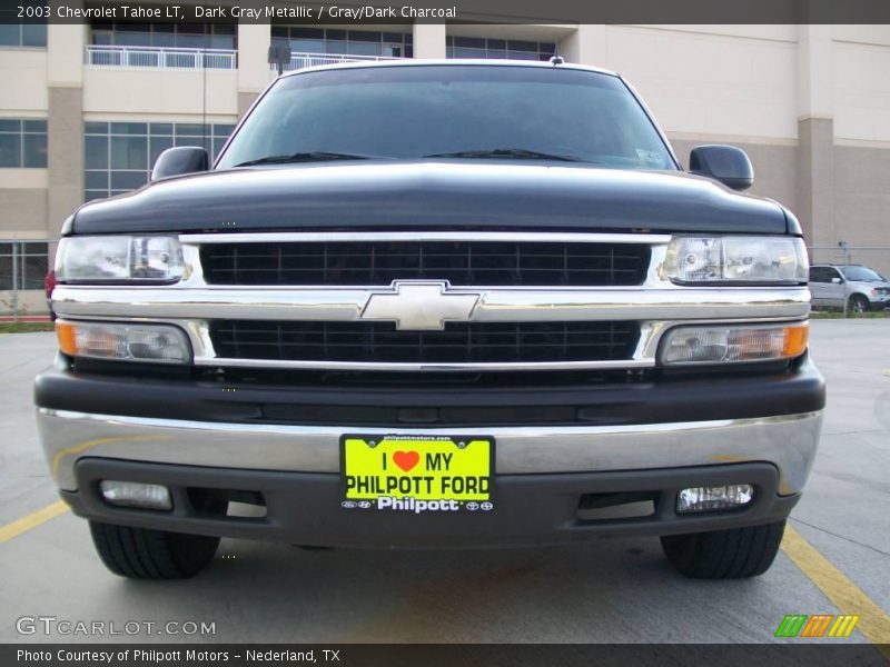 Dark Gray Metallic / Gray/Dark Charcoal 2003 Chevrolet Tahoe LT
