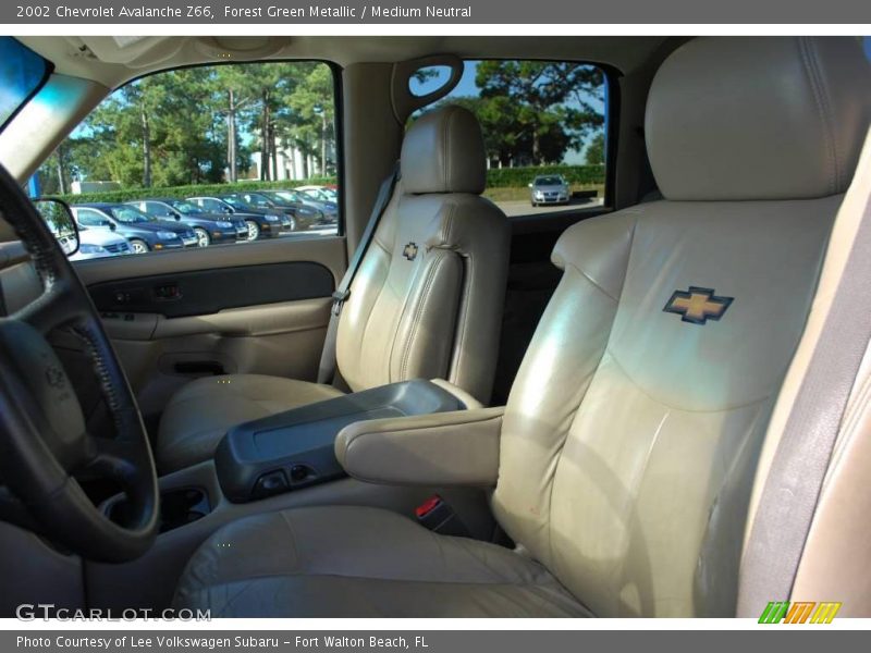 Forest Green Metallic / Medium Neutral 2002 Chevrolet Avalanche Z66