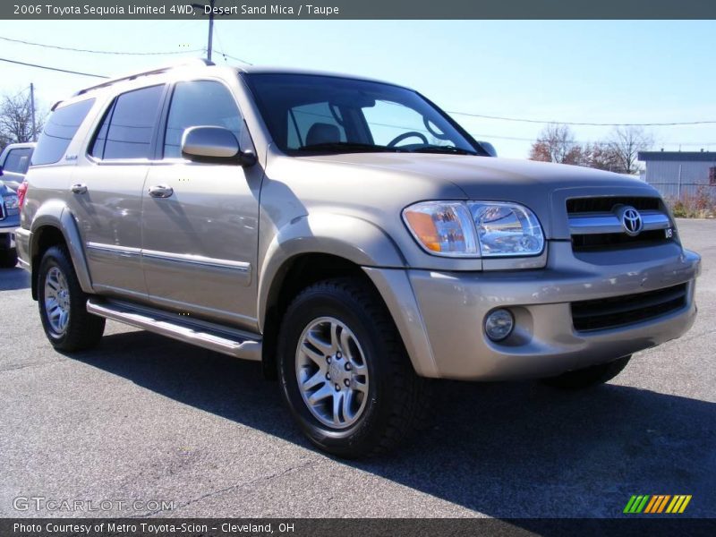 Desert Sand Mica / Taupe 2006 Toyota Sequoia Limited 4WD