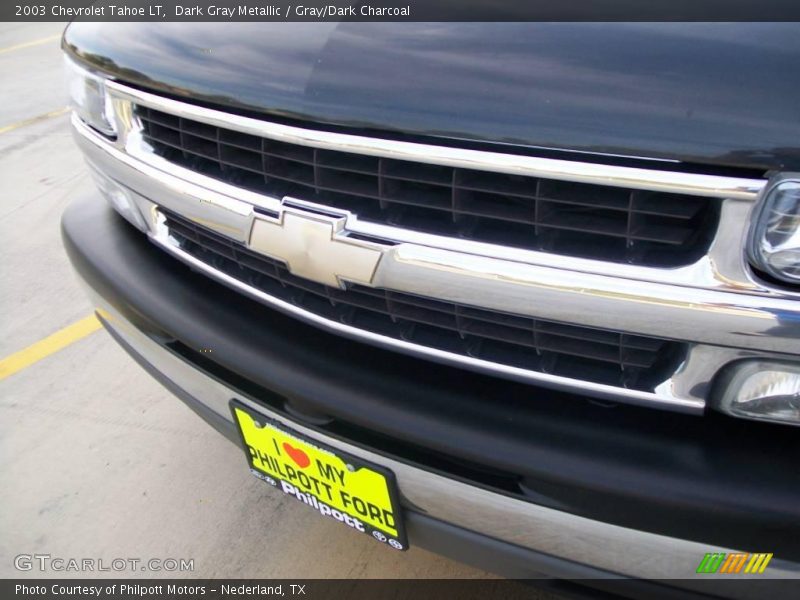 Dark Gray Metallic / Gray/Dark Charcoal 2003 Chevrolet Tahoe LT