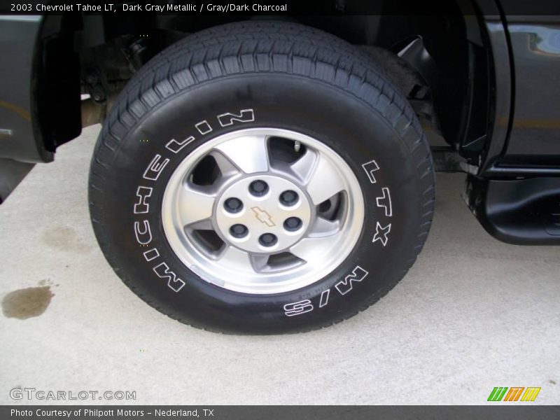 Dark Gray Metallic / Gray/Dark Charcoal 2003 Chevrolet Tahoe LT