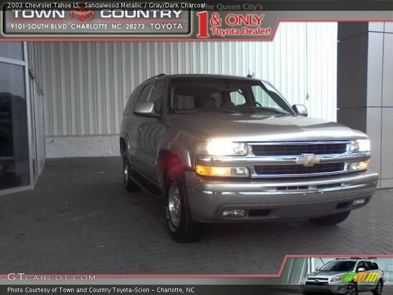 Sandalwood Metallic / Gray/Dark Charcoal 2003 Chevrolet Tahoe LS