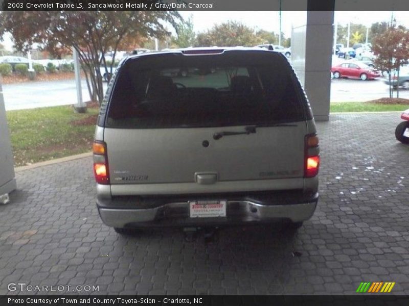 Sandalwood Metallic / Gray/Dark Charcoal 2003 Chevrolet Tahoe LS