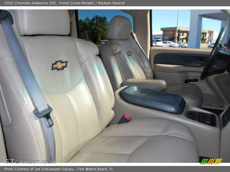 Forest Green Metallic / Medium Neutral 2002 Chevrolet Avalanche Z66