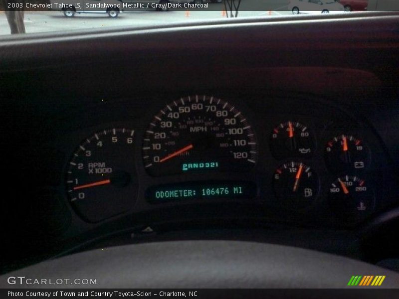 Sandalwood Metallic / Gray/Dark Charcoal 2003 Chevrolet Tahoe LS