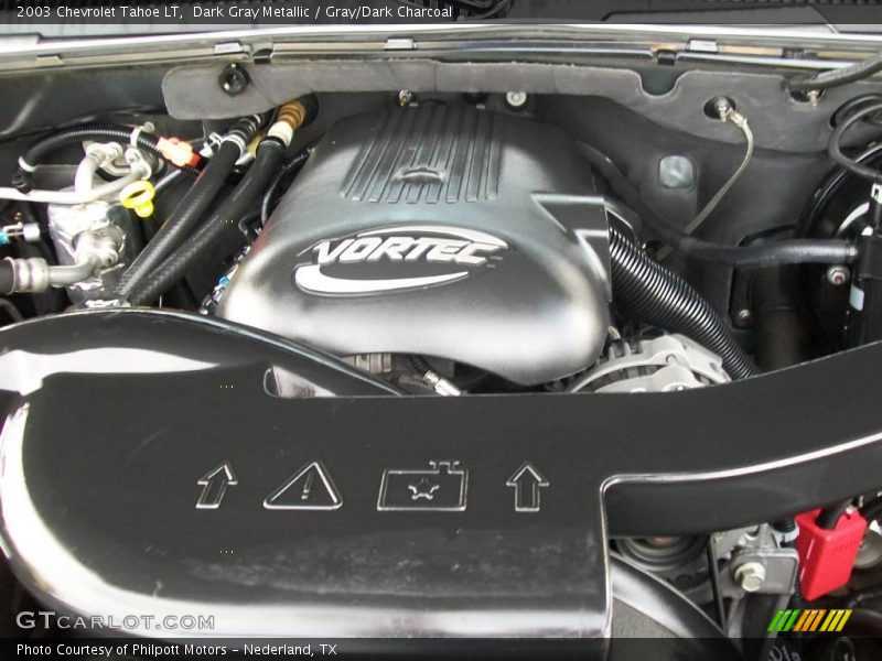 Dark Gray Metallic / Gray/Dark Charcoal 2003 Chevrolet Tahoe LT