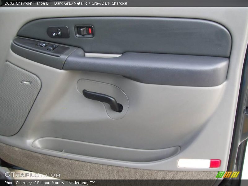 Dark Gray Metallic / Gray/Dark Charcoal 2003 Chevrolet Tahoe LT