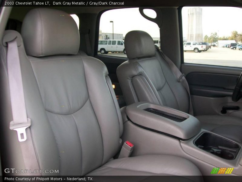 Dark Gray Metallic / Gray/Dark Charcoal 2003 Chevrolet Tahoe LT