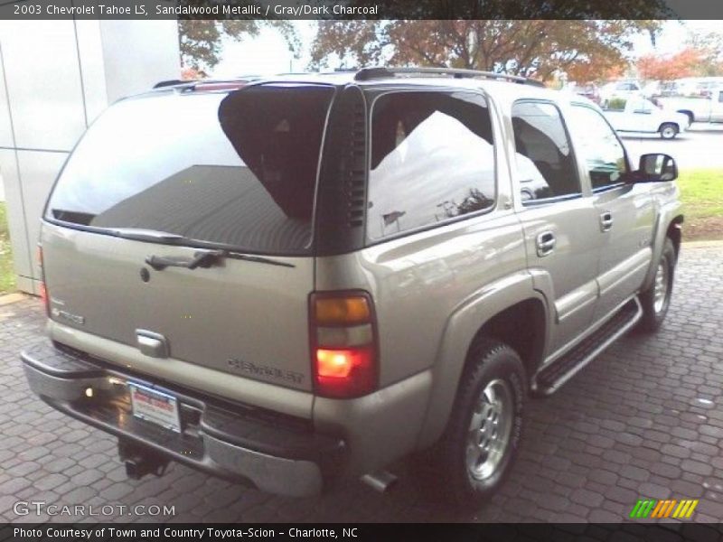Sandalwood Metallic / Gray/Dark Charcoal 2003 Chevrolet Tahoe LS