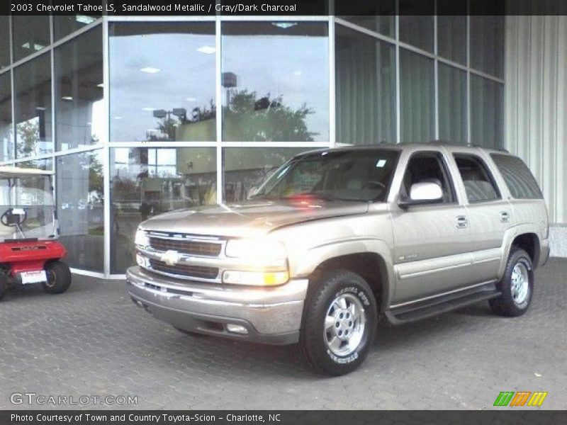 Sandalwood Metallic / Gray/Dark Charcoal 2003 Chevrolet Tahoe LS